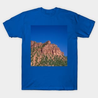 Blue Sky, Red Rocks, Evergreens T-Shirt